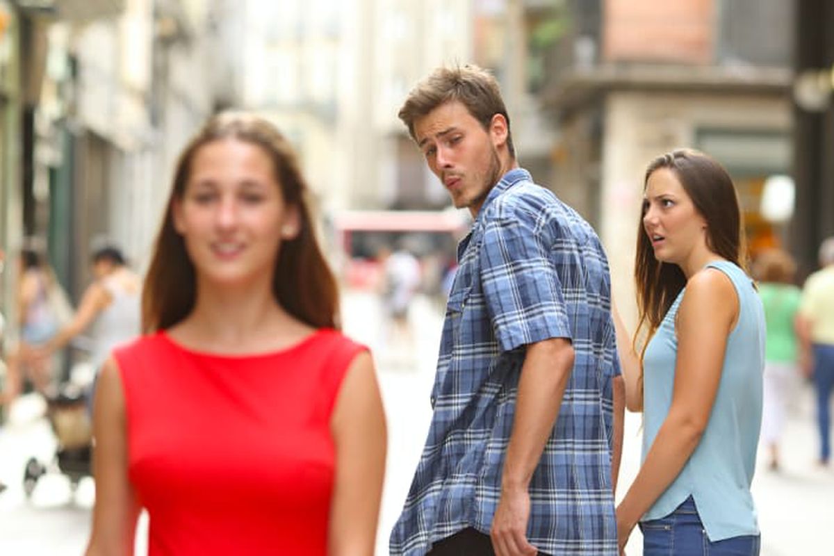 Distracted Boyfriend meme about Wizard Wellness