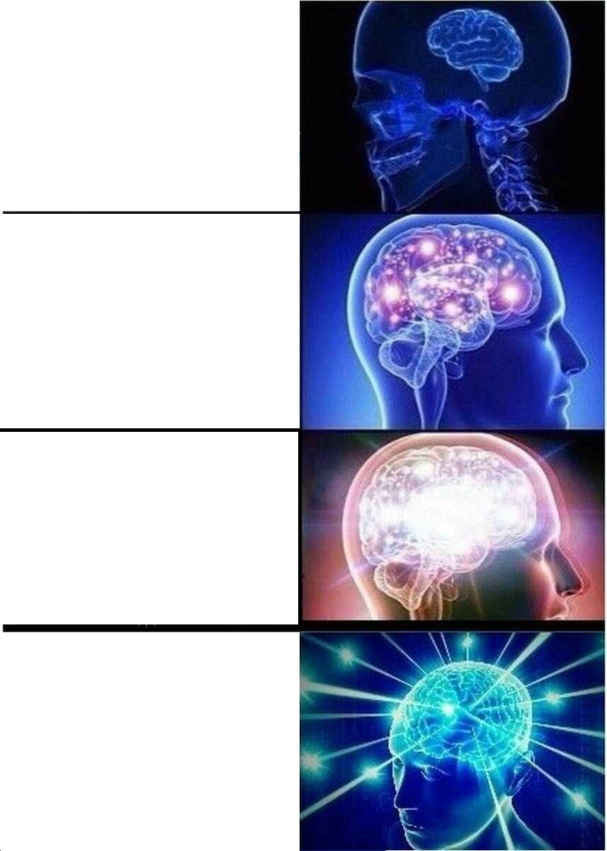 Expanding Brain meme about Wizard Wellness