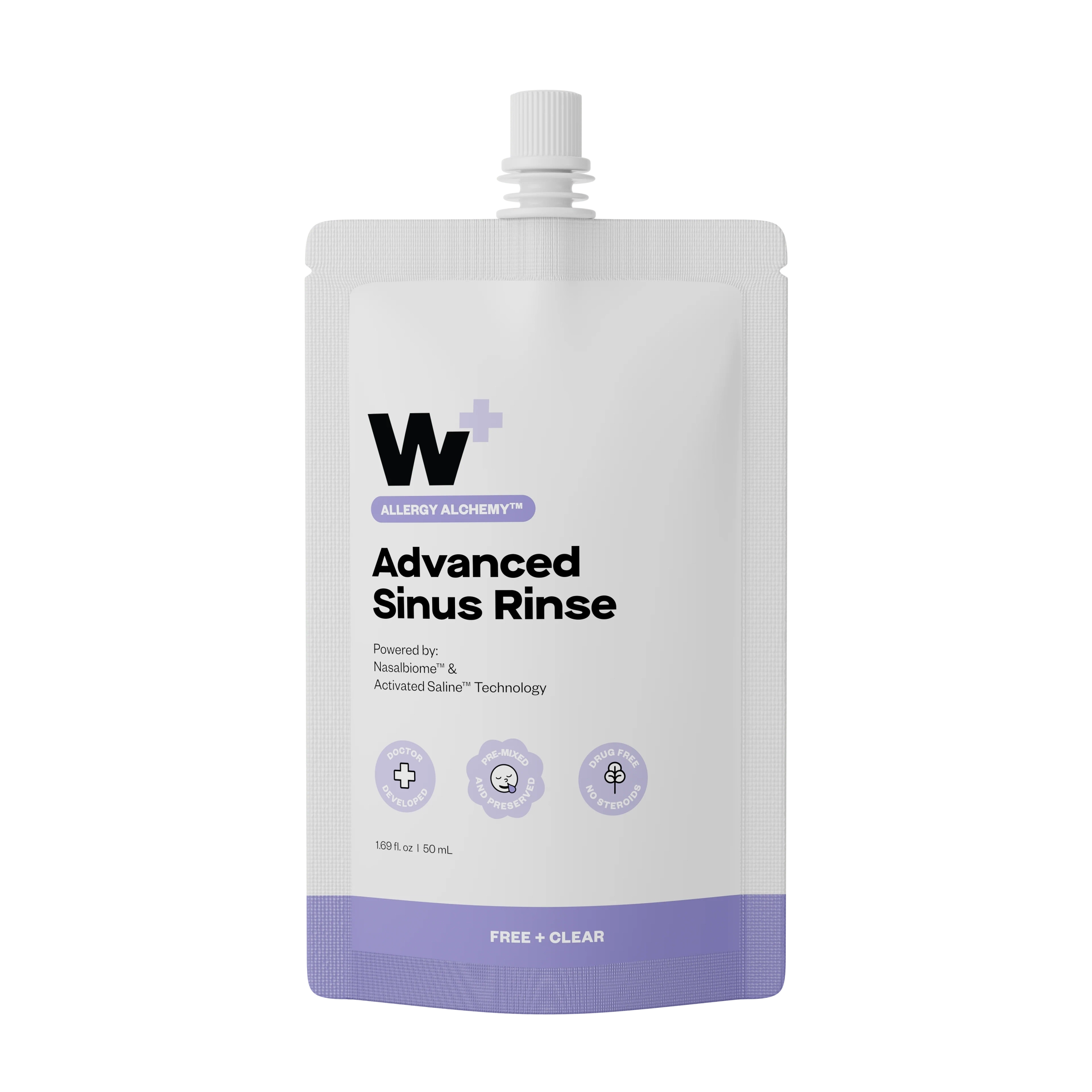Wizard Wellness Advanced Sinus Rinse packaging on a white background